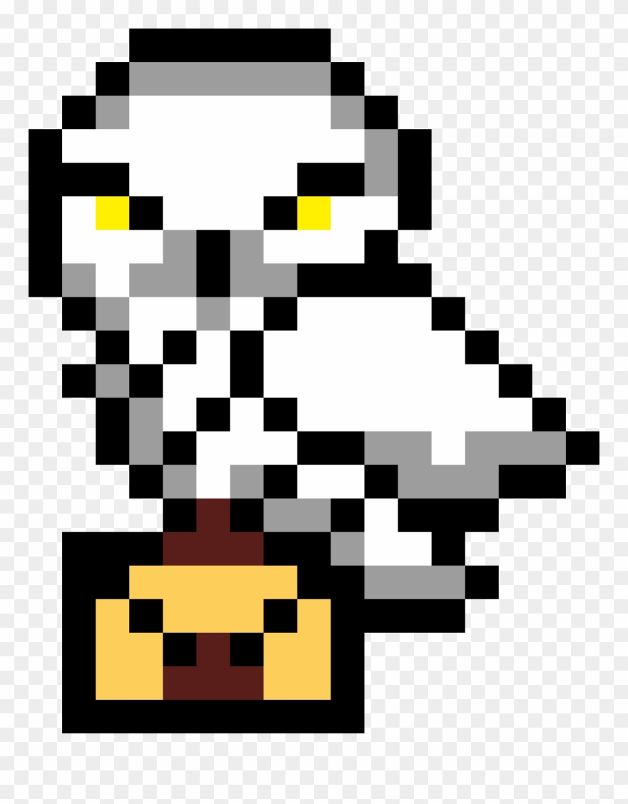 Hedwig - Pyssla Harry Potter Hedwig Clipart