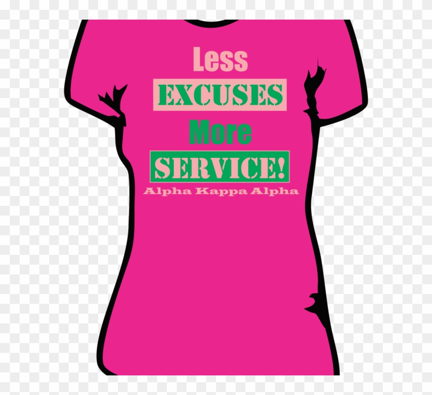 Alpha Kappa Alpha T-shirt - T-shirt Clipart