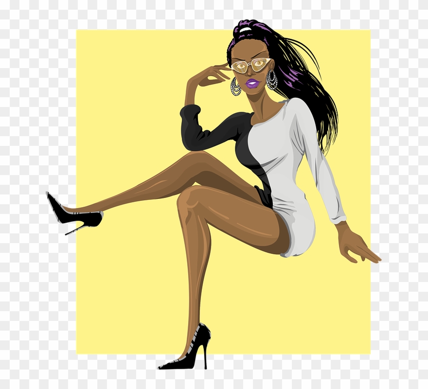 50s Dancers Cliparts 17, Buy Clip Art - Free African American Vectors - Png Download