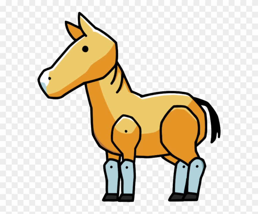 Horse - Scribblenauts Horse Png Clipart