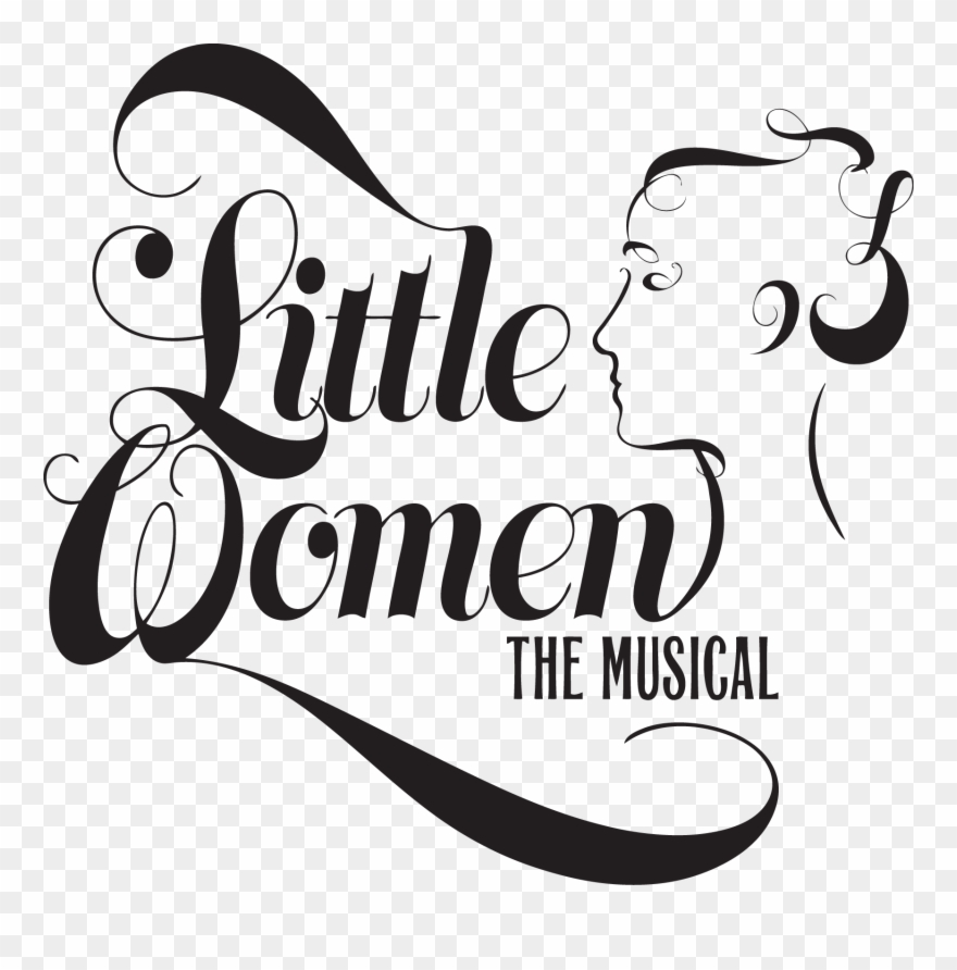 05 Little Women Black - Little Women Musical Clip Art - Png Download