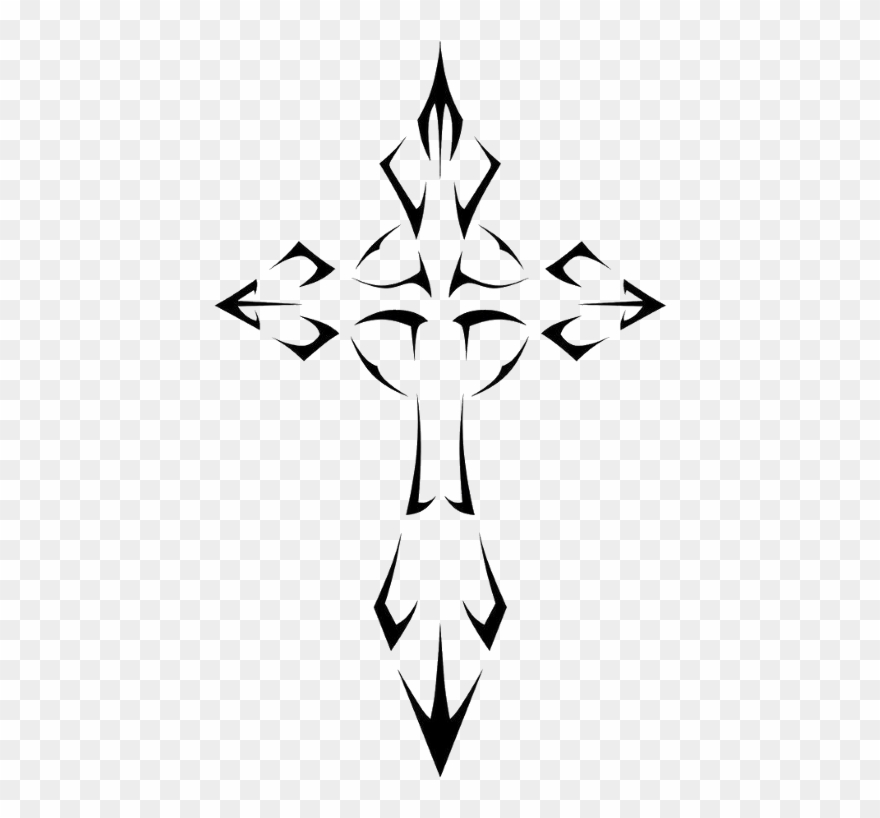 Diseños De Cruz Para Tatuajes Clipart