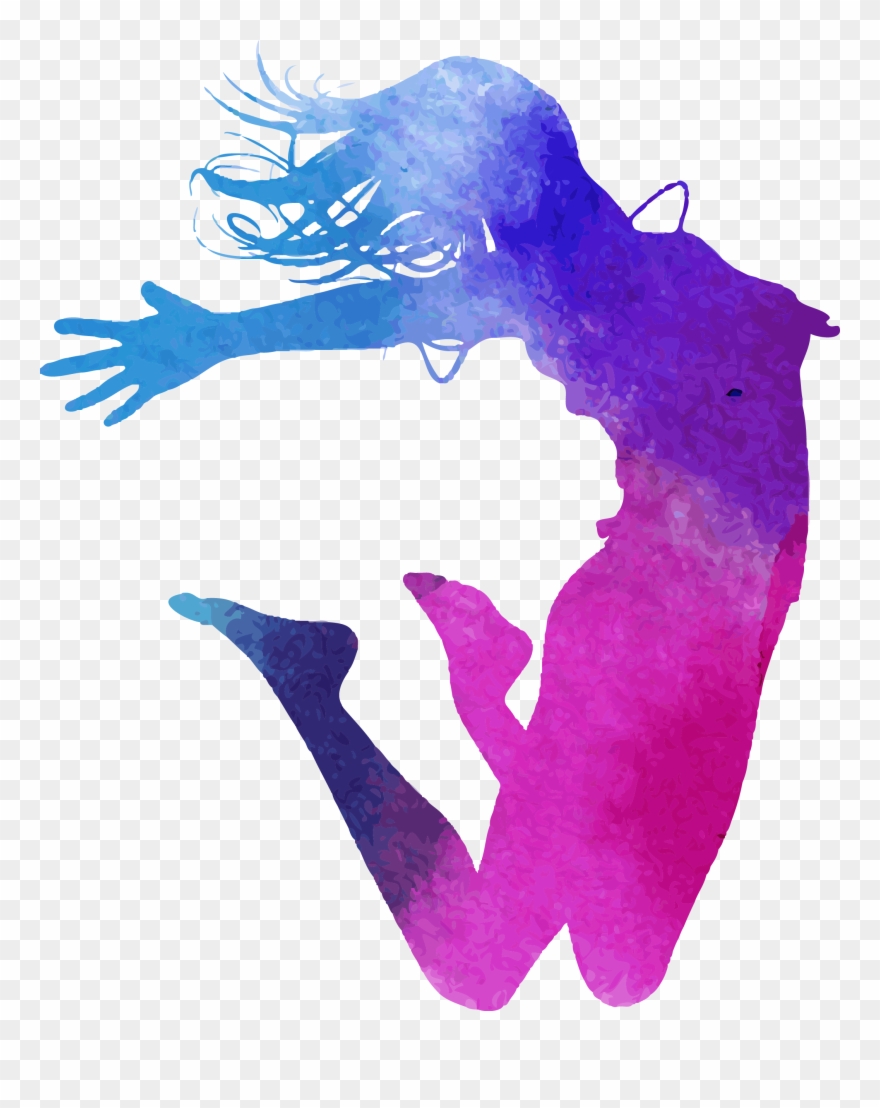Dance Watercolor Painting Illustration Color Ink Royaltyfree - Ultimate 30-day Fitness Challenge For Women Clipart