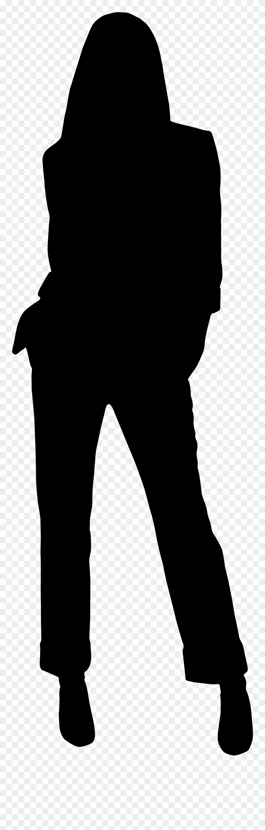 Clipart Female Silhouette - Png Download