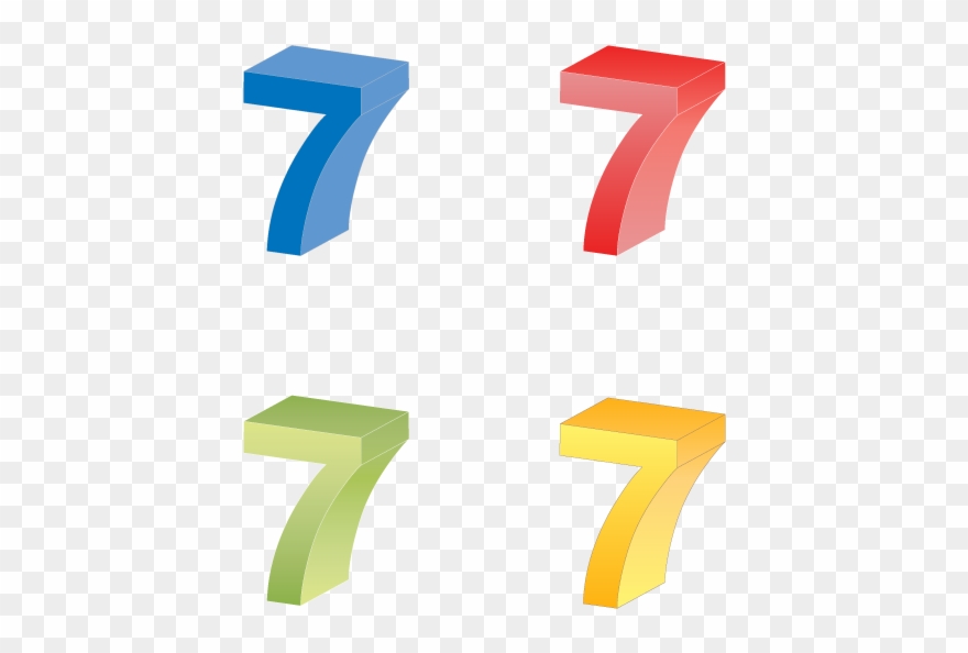 Number 7 - Number 7 Number 7 Clipart