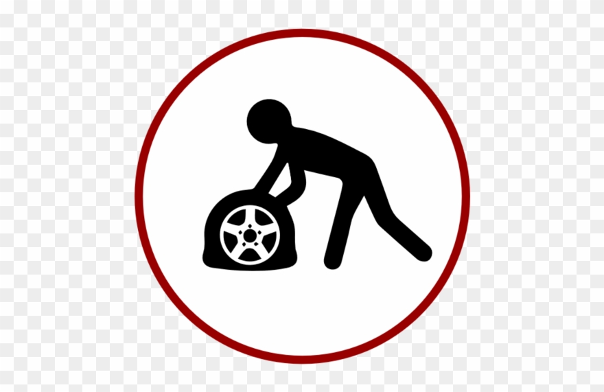 Hey Your Tire Is Flat - Tire Clipart