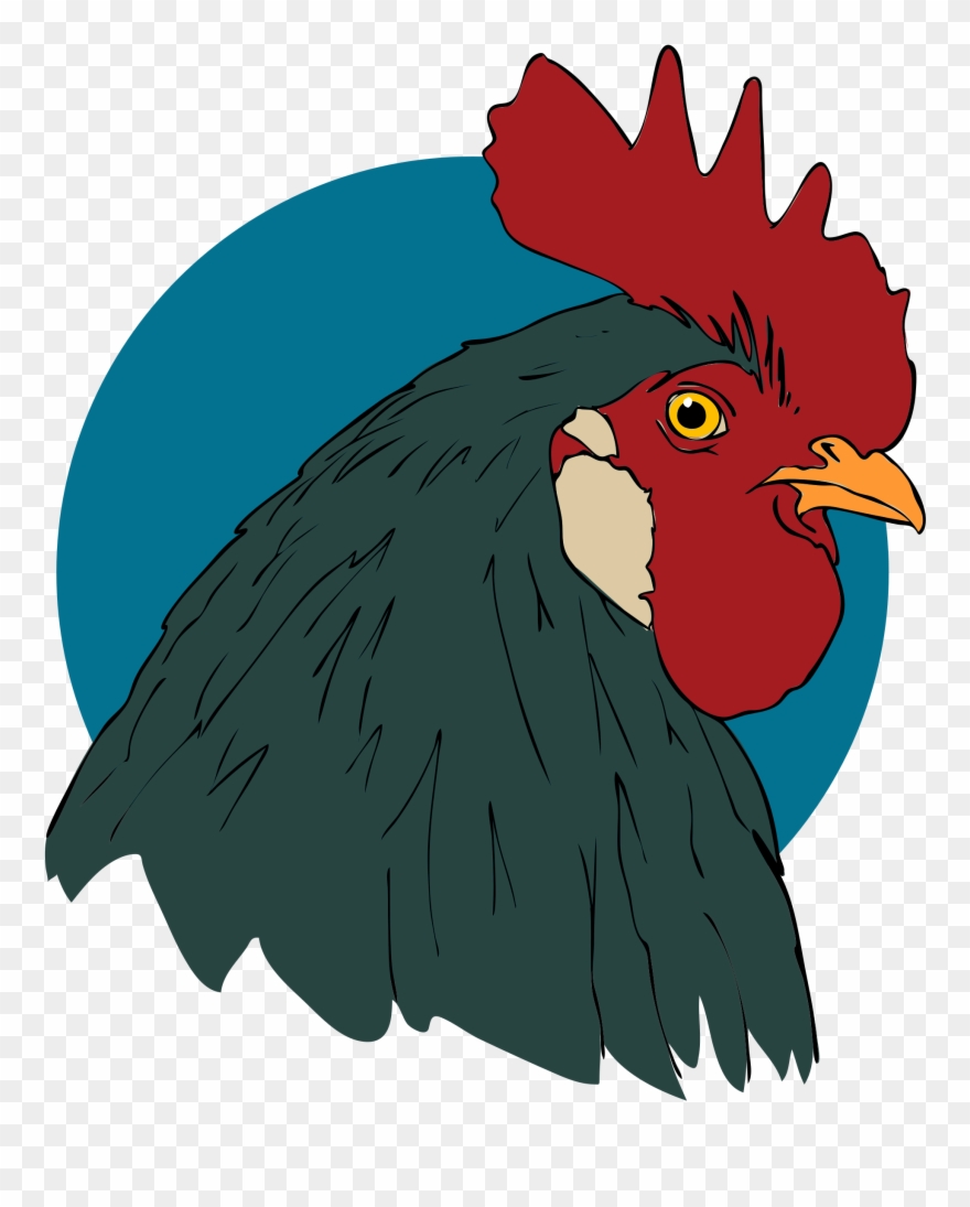 Rooster Cliparts 14, Buy Clip Art - Svg Rooster - Png Download