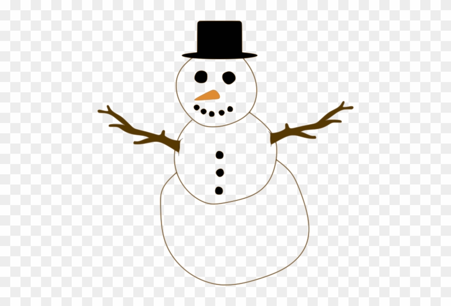 Svg Files Snowman Free Clipart