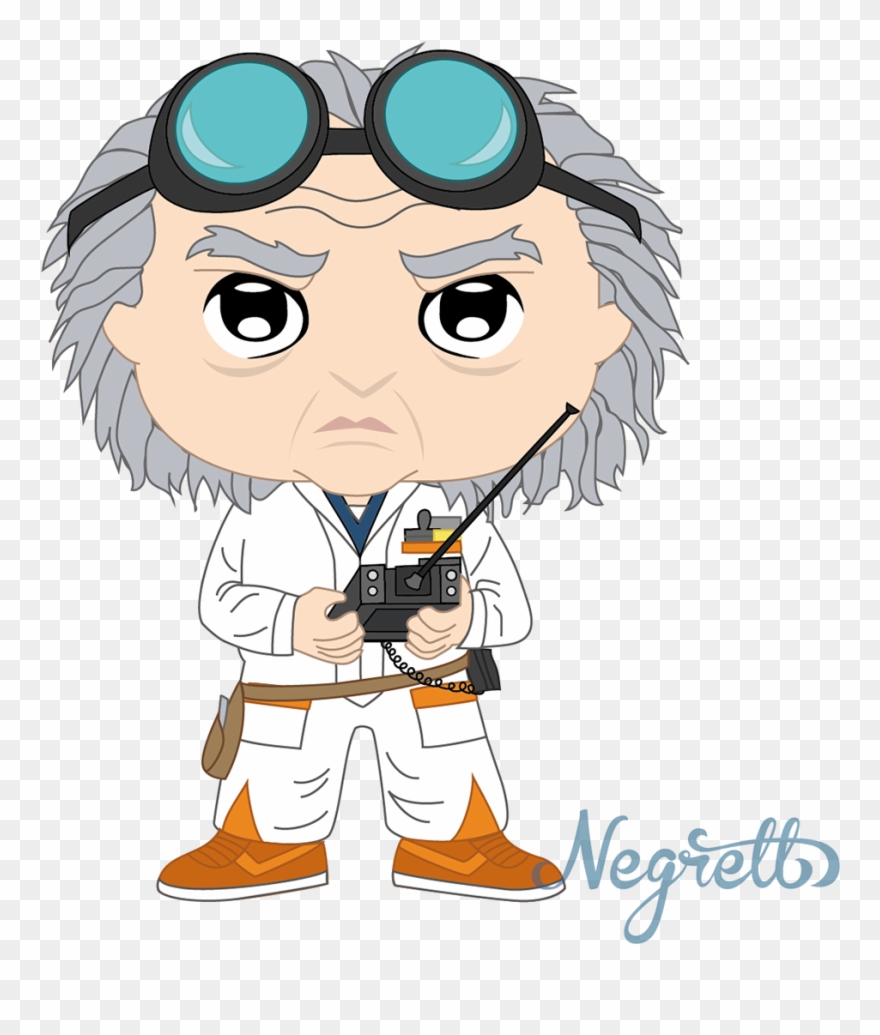 Back To The Future - Cartoon Clipart