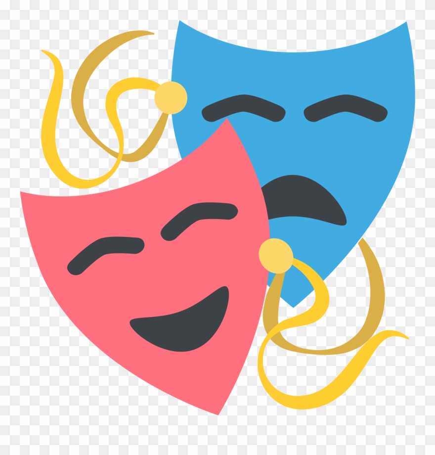 Open - Máscaras De Teatro Png Clipart