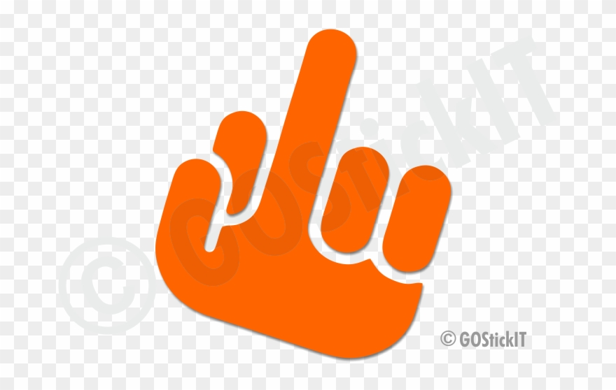 Flipping The Bird Silhouette Clipart