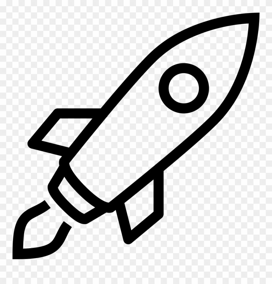 Rocket Icon - Rocket Icon Png White Clipart