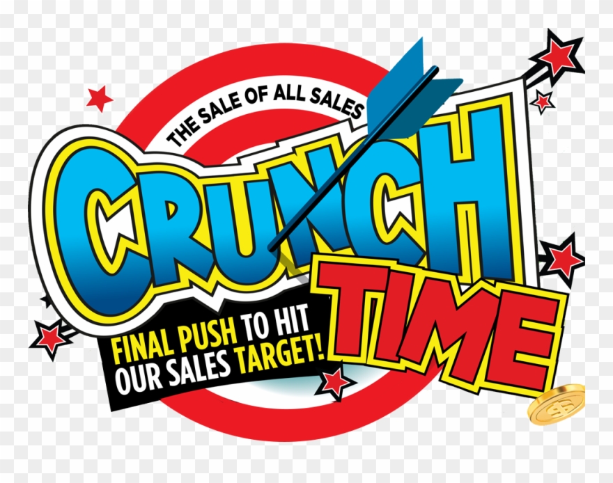 Crunch Time Sales Event Clipart