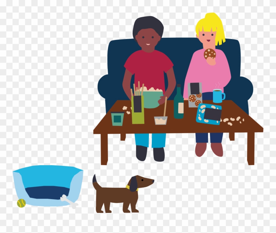 Socialising - Illustration Clipart