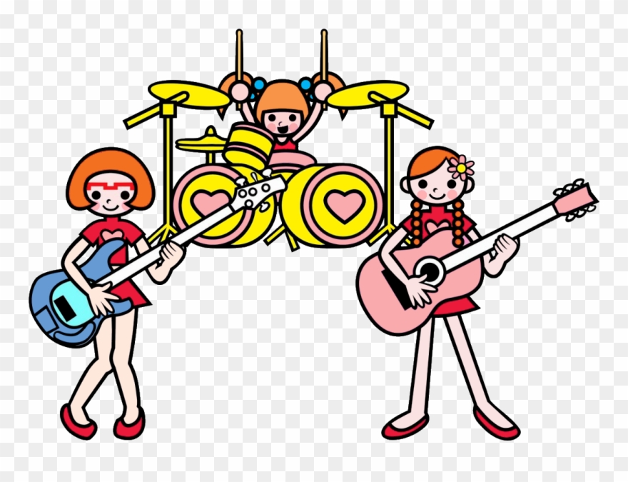 Drums Clipart Drum Beat - Rhythm Heaven Drum Girls - Png Download