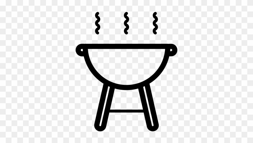 Grill Rubber Stamp - Grill Coloring Pages Clipart