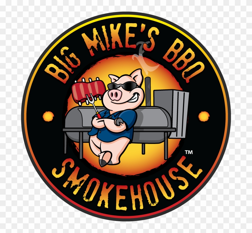 Big Mike's Bbq Smokehouse Logo - Big Mikes Bbq Smokehouse Clipart