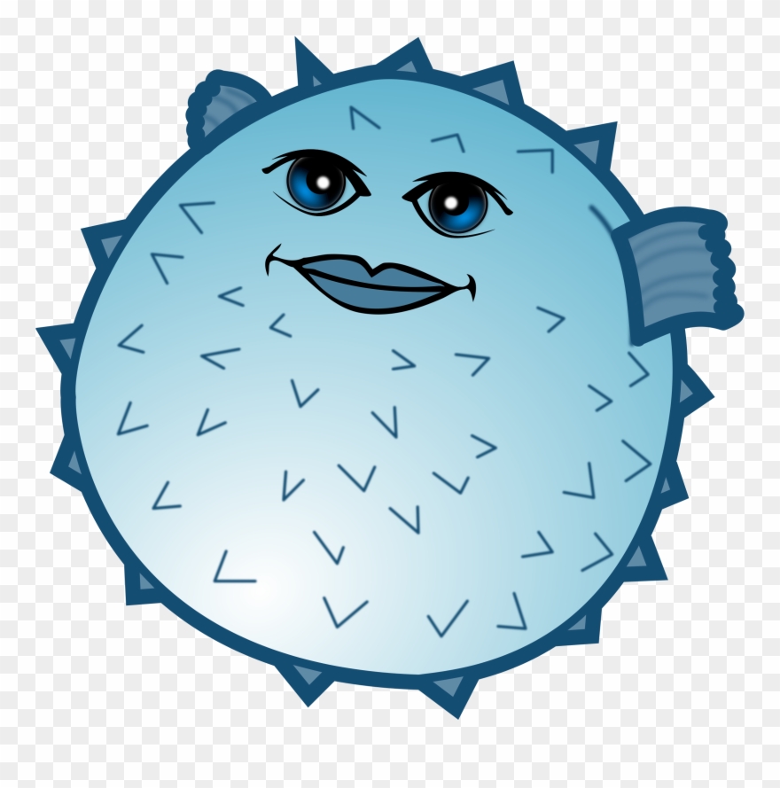 Happy Blowfish Clip Art Free Stock - Fische Clipart - Png Download