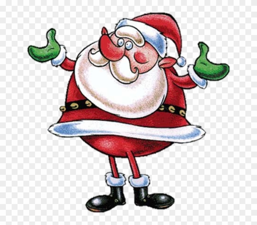 Jingle Bell Ball - Father Xmas Cartoon Clipart