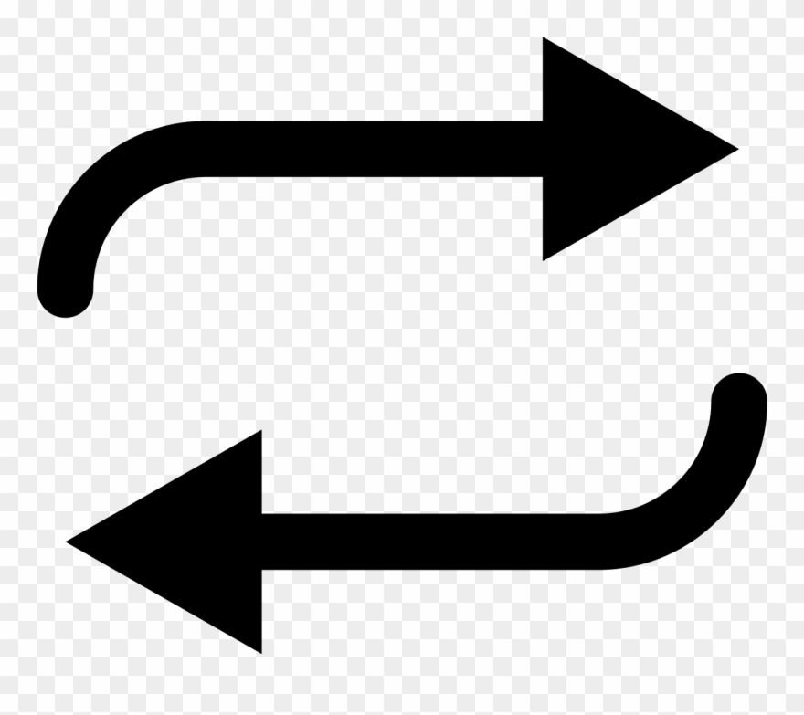 The Icon Shows A Square Shaped Loop That Is Made Up - Repeat Icon Png Clipart