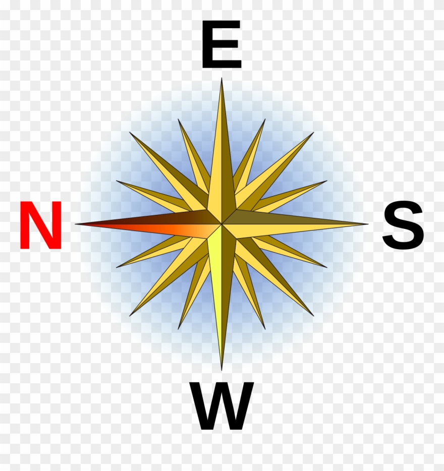 Compass Rose Clipart 9, Buy Clip Art - Cool Compass Rose Designs - Png Download