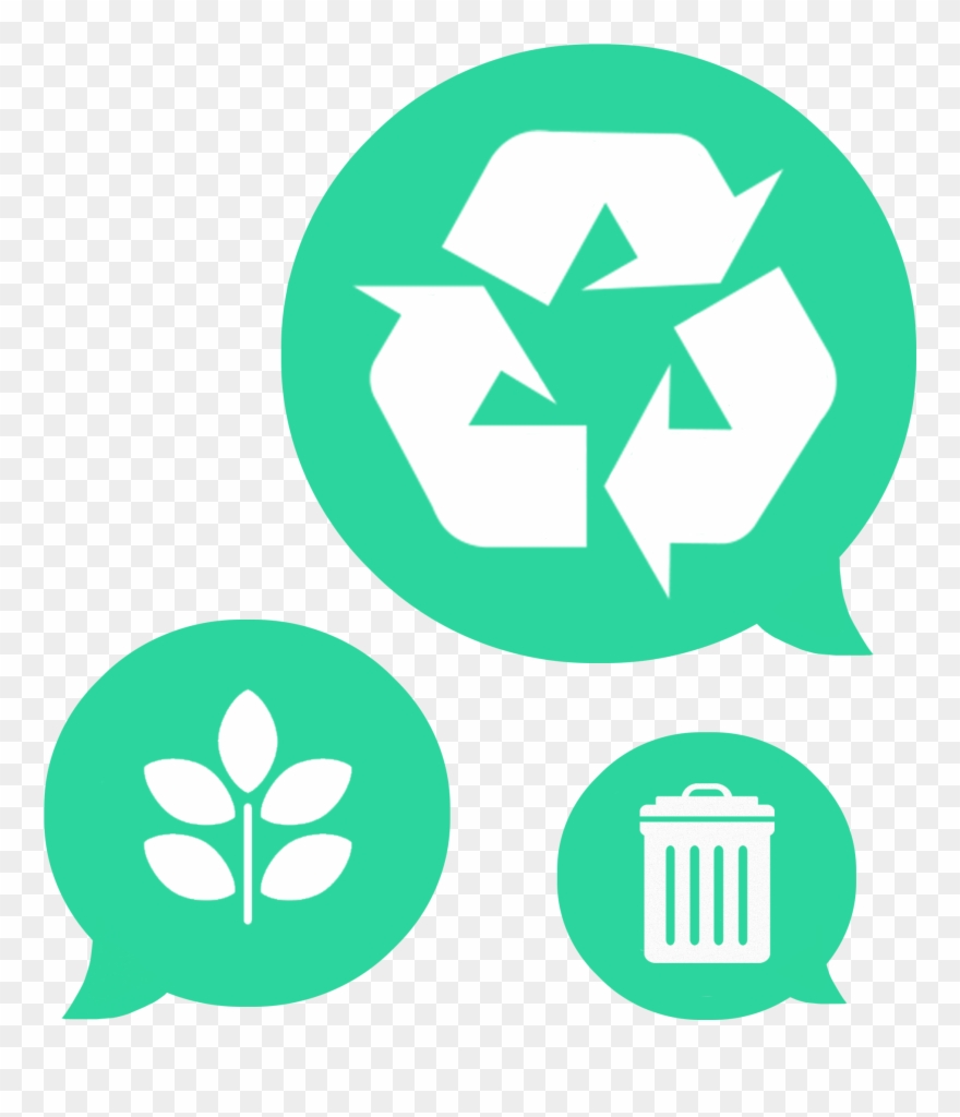 Public Interest Projects, Trash Talk - Recycle Cans And Bottles Sign Clipart