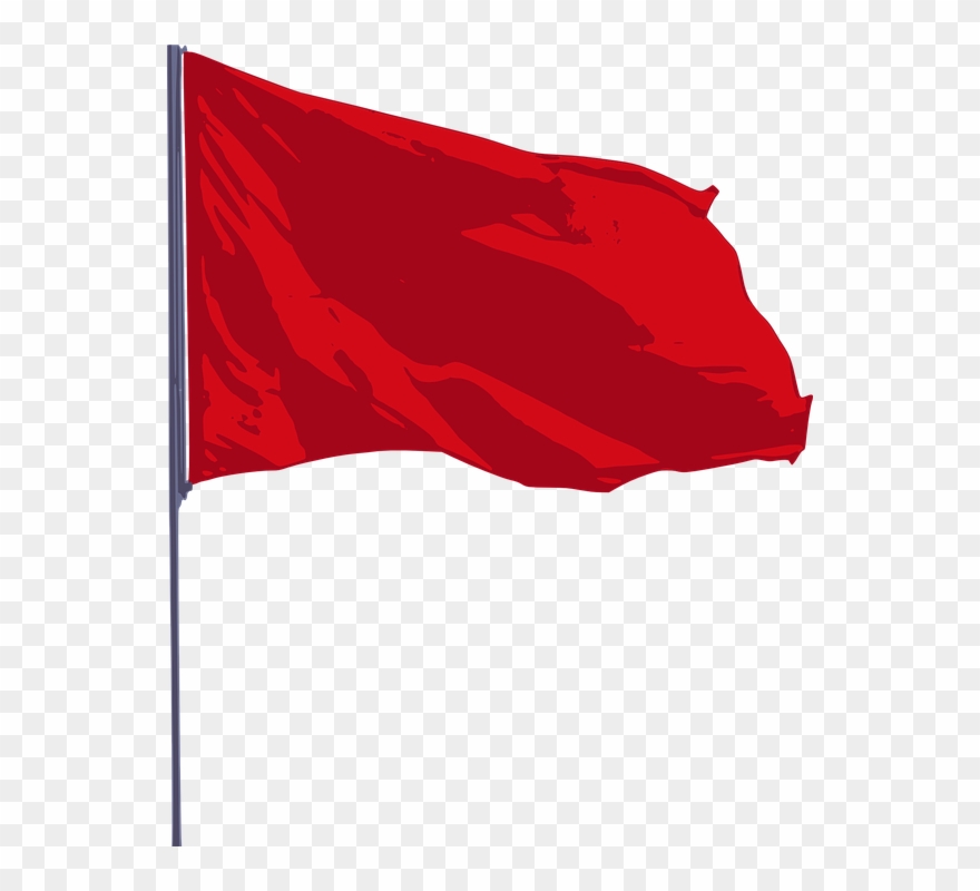 Red Flag Transparent Clipart