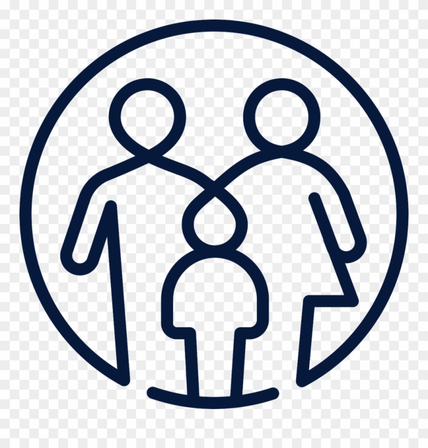 "50/50" Parenting Time Is Best - Icon Clipart