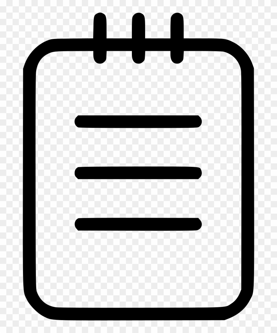 Notebook Paper Todo Comments - Portable Network Graphics Clipart