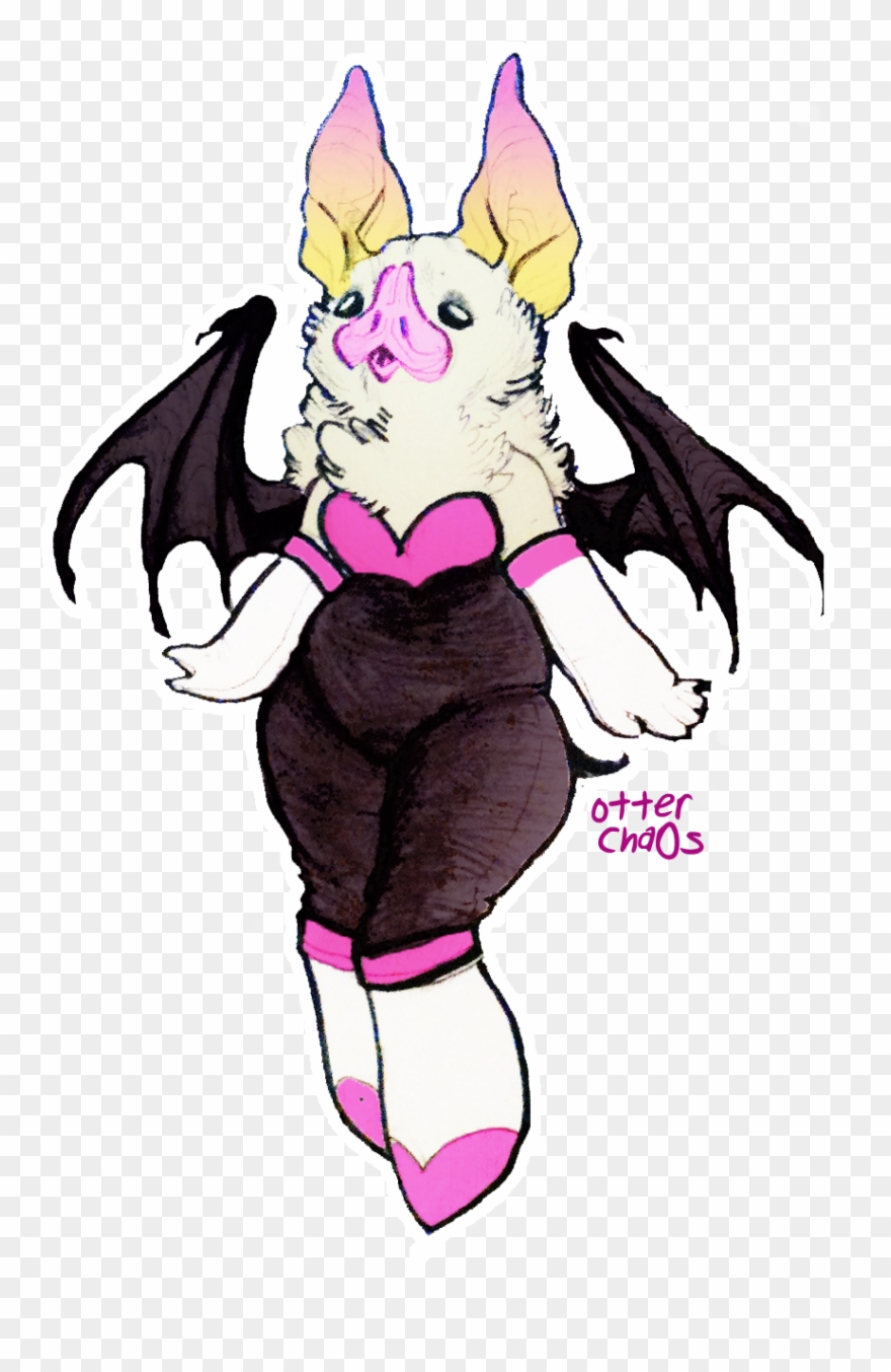 Gross Bat Face - Cartoon Clipart