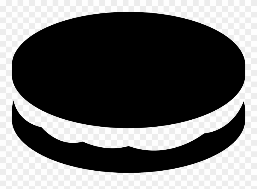 Is A French Sweet Meringue-based Confection Made With - Black Macaron Png Clipart