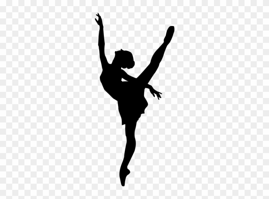 Dancers And Music Wall Decal Stickers - Vinilos De Bailarinas Y Notas Musicales Clipart