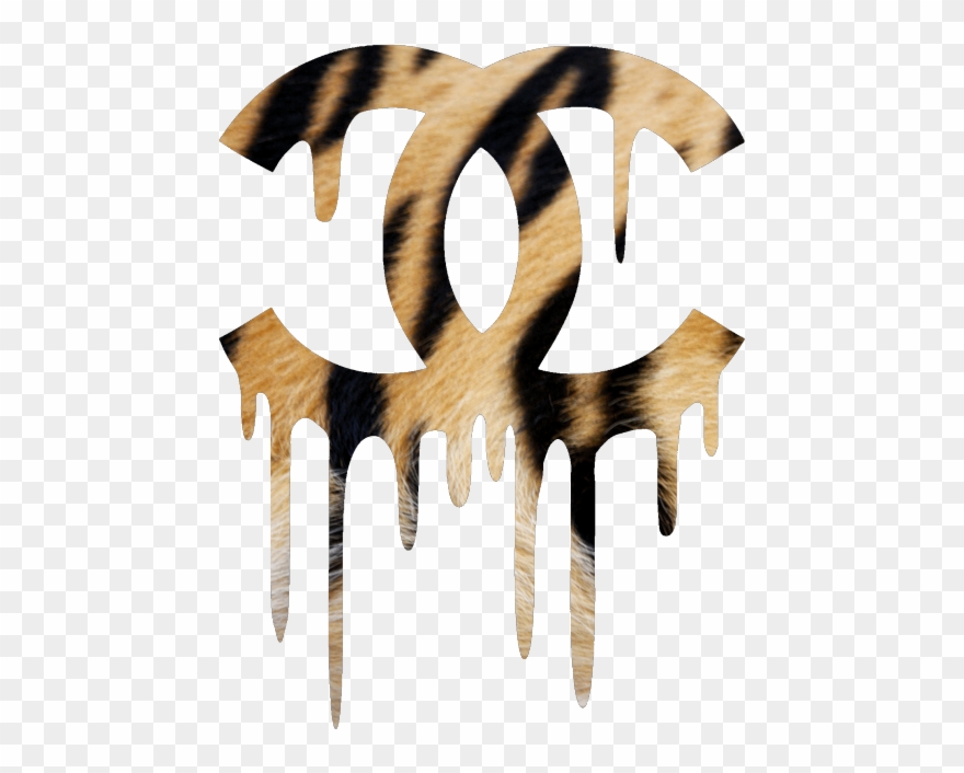 Logotipo Da Chanel, Coco Chanel, Modelo De Design De - Chanel Dripping Logo Transparent Clipart