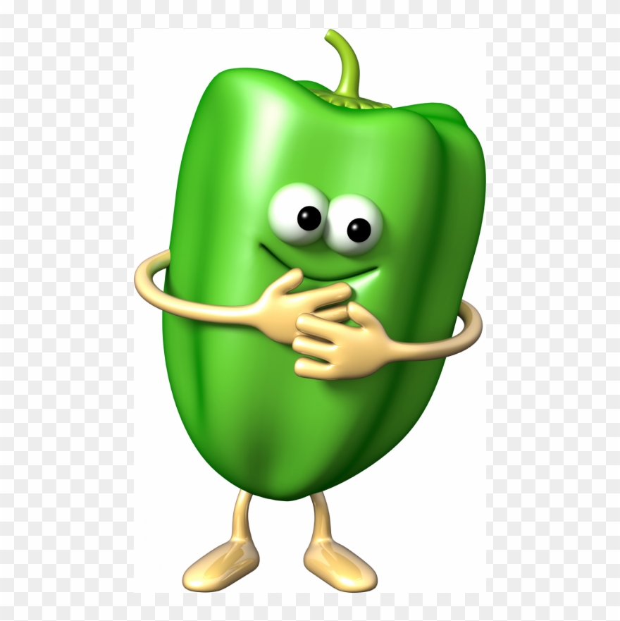 Next - Cartoon Green Pepper Png Clipart