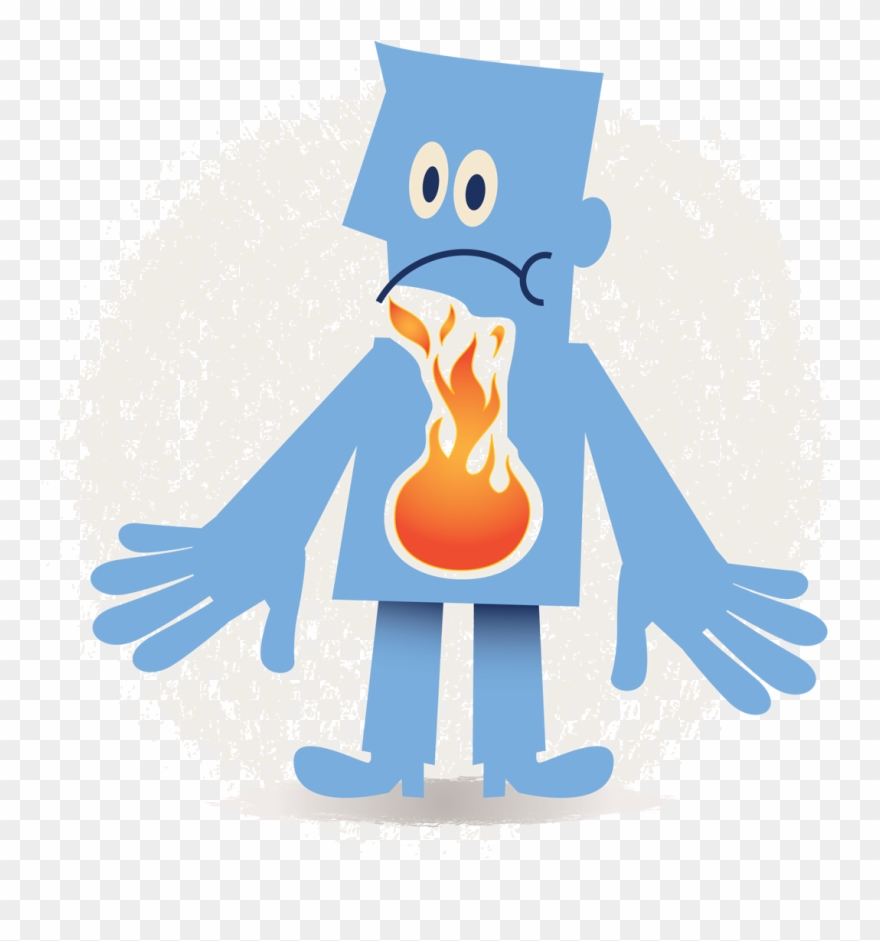 Heartburn And Regurgitation Are The Classic Symptoms - Carroll County Clipart