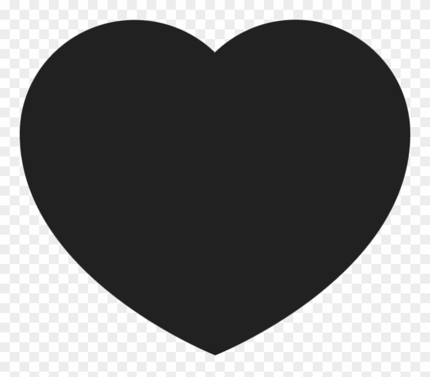 Coração Coração Coração Coração - Corazon Negro Sin Fondo Clipart