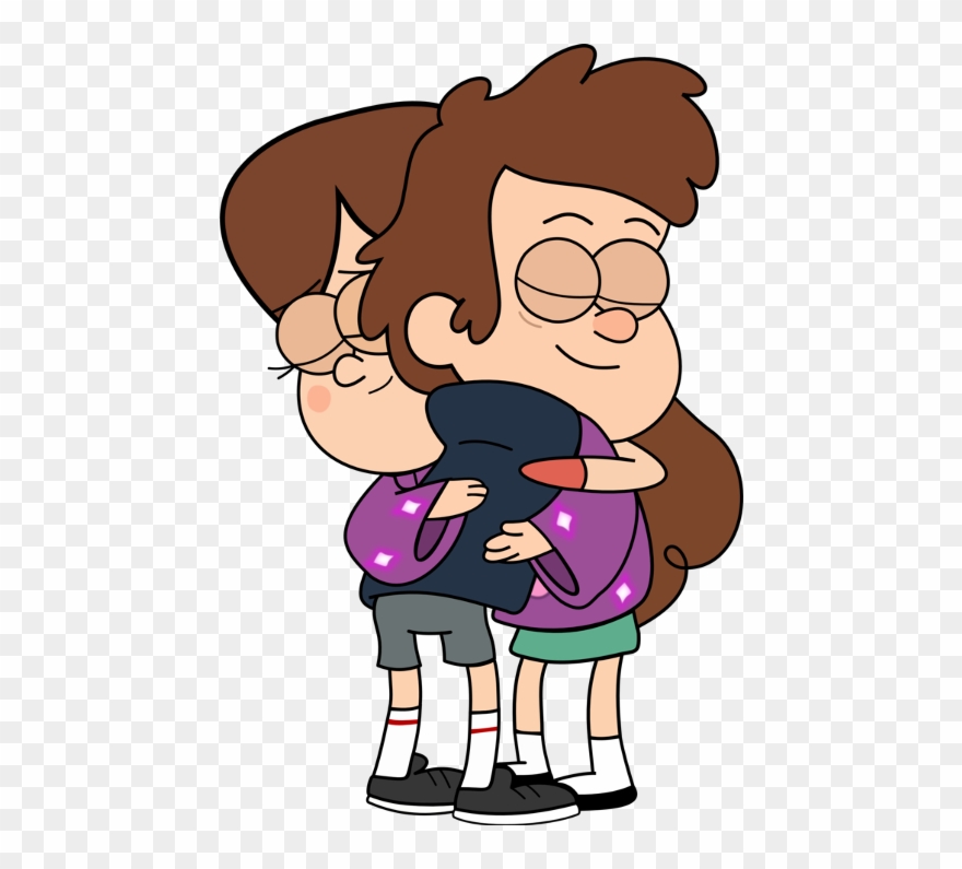 Mabel And Dipper Hug Clipart