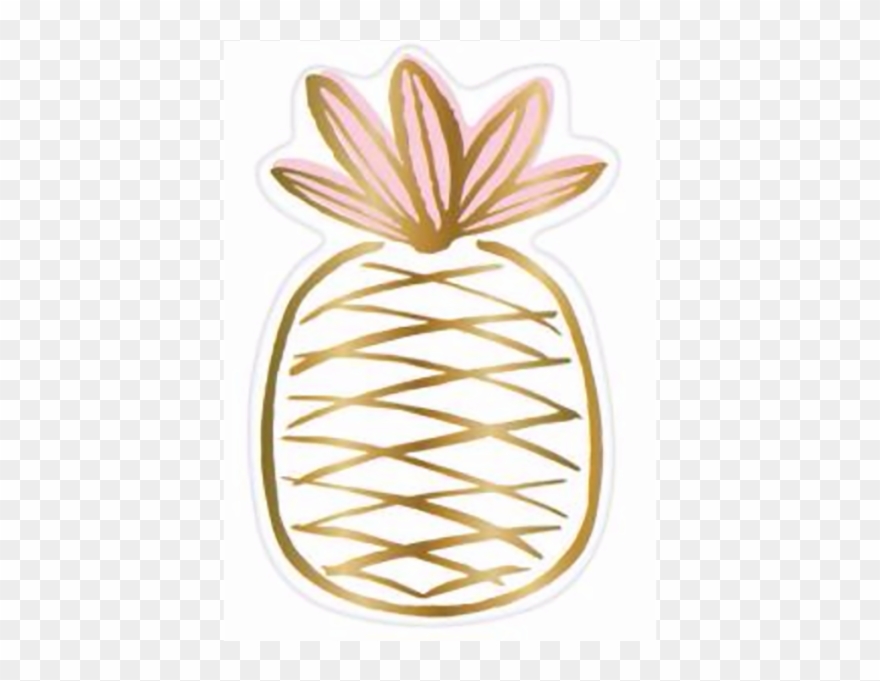 Pineapple Paper Plates Clipart