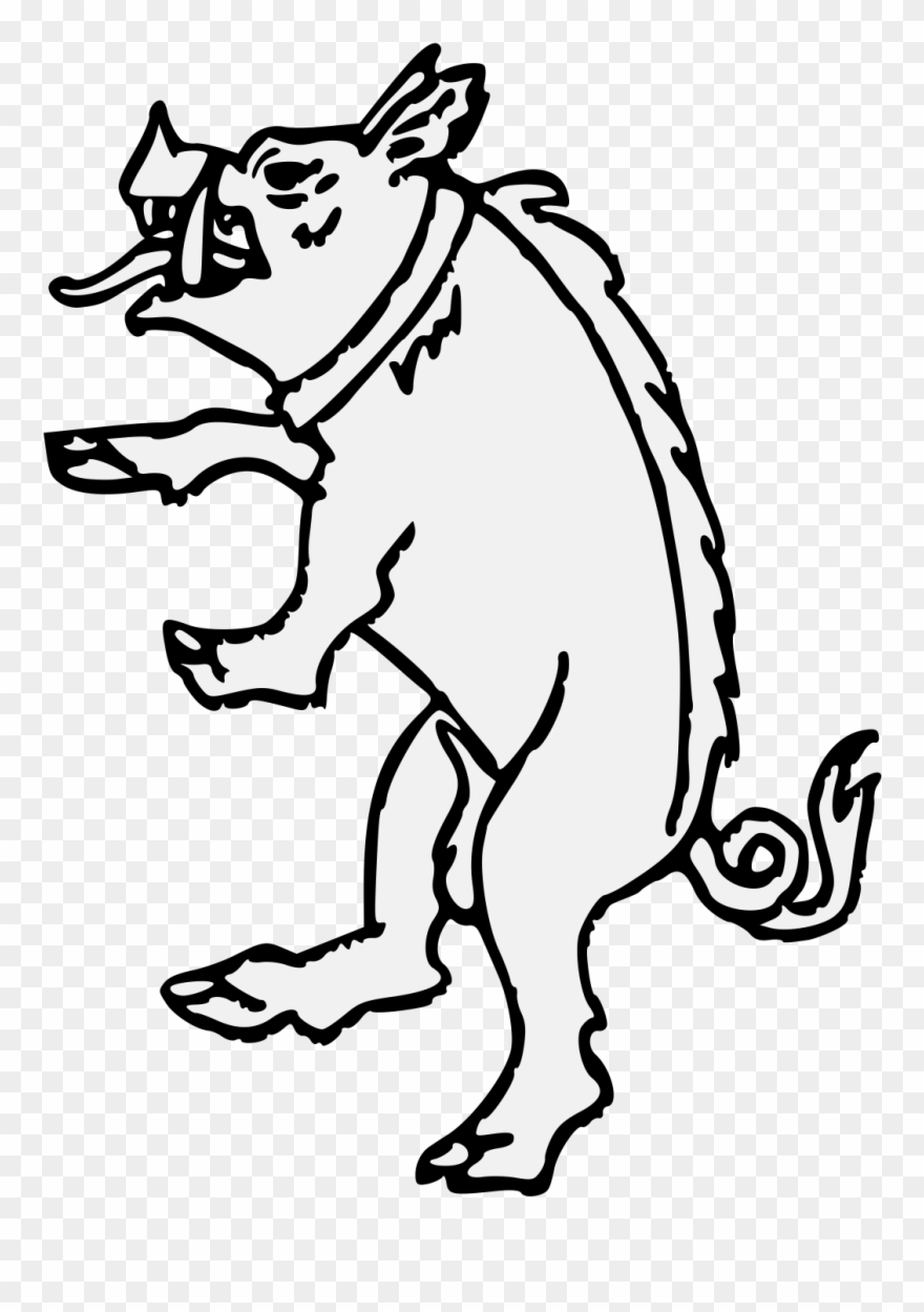 Pdf - Wild Boar Clipart