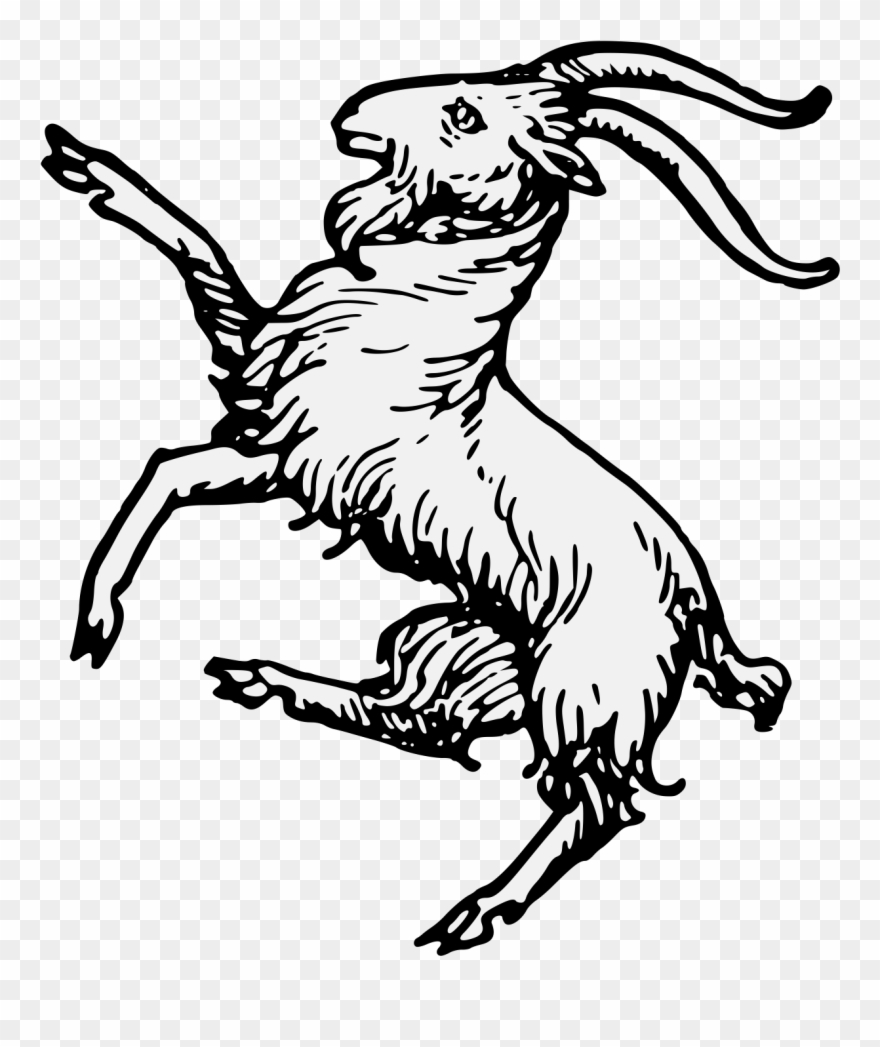 Pdf - Coat Of Arms Goat Clipart