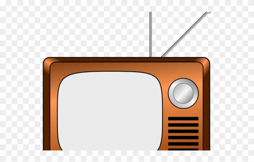 Television Clipart Tv Frame - Cartoon Old Tv Png Transparent Png