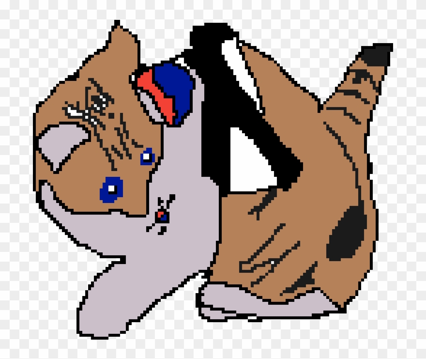 Taekwondo Cat - Cartoon Clipart