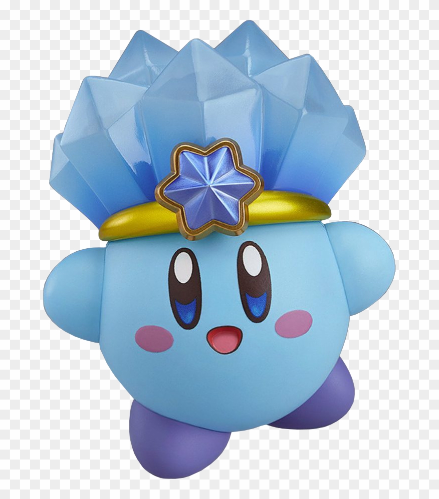 Kirby's - Kirby Ice Kirby Nendoroid Figure Clipart
