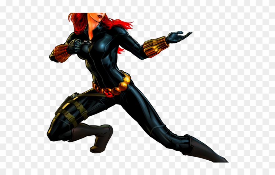 Black Widow Clipart Cute - Black Widow Avengers Alliance Png Transparent Png