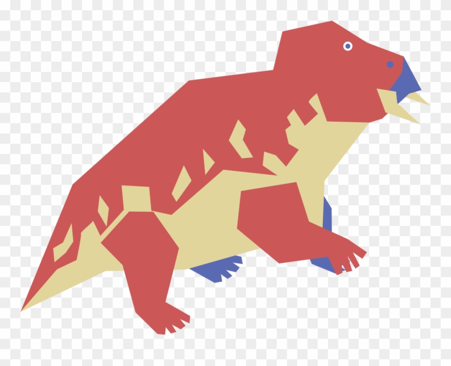 Placerias Is Today's Vector Animal Dicynodonts Were - Illustration Clipart