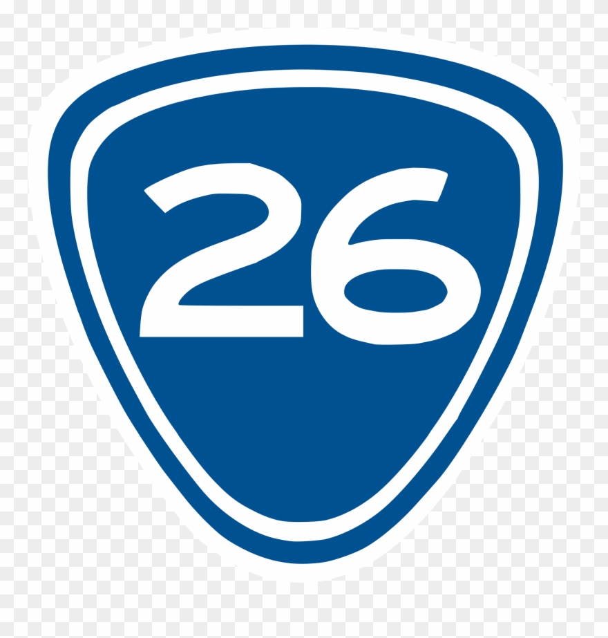 Open - Number 26 Clip Art - Png Download