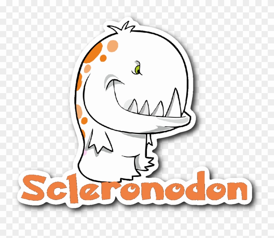 Multiple Sclerosis Monster Sticker - Cartoon Clipart