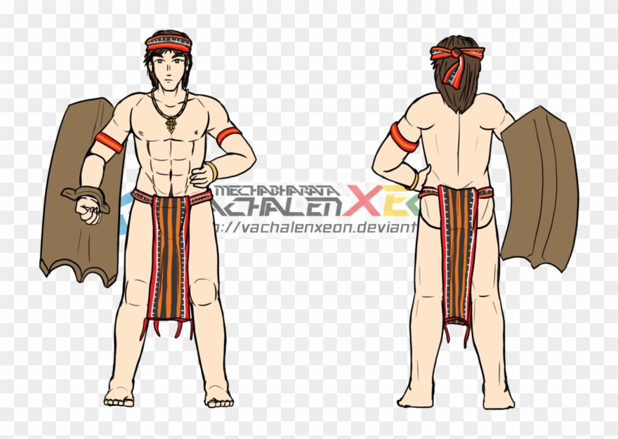 Philippines Drawing Attire Picture Library Library - Bahag Clip Art - Png Download