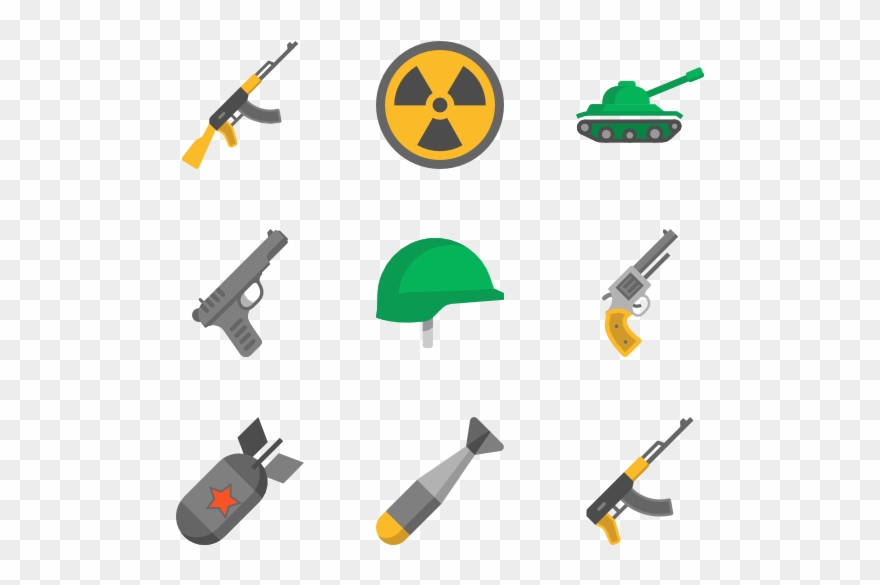 Weapons - War Flat Icon Clipart