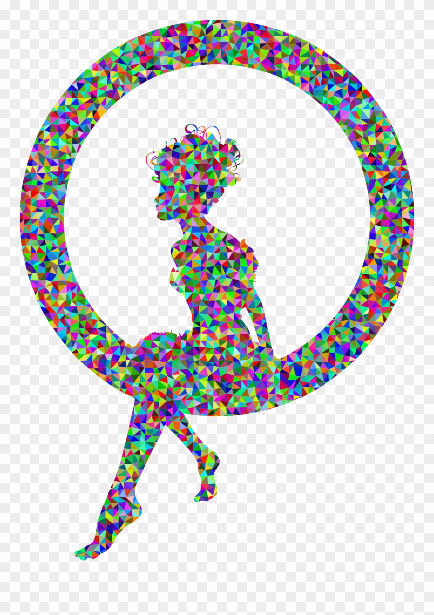 Big Image - Woman Sitting Silhouette Png Clipart